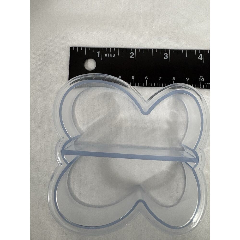 4pc Cute Sandwich Cutters Star Elephant Butterfly Dolphin Bento Lunch Shapes - Picture 8 of 8